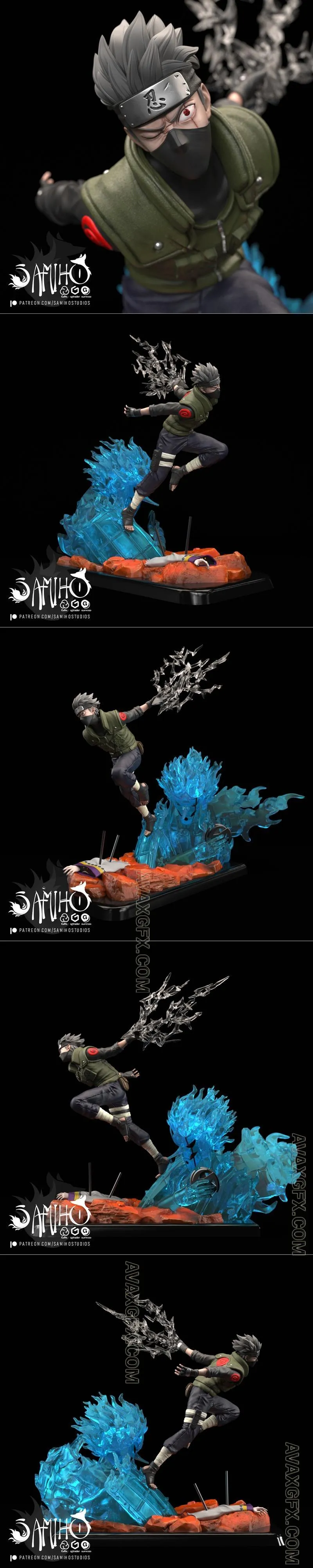 Samiho Studios - Kakashi and Susanoo - STL 3D Model