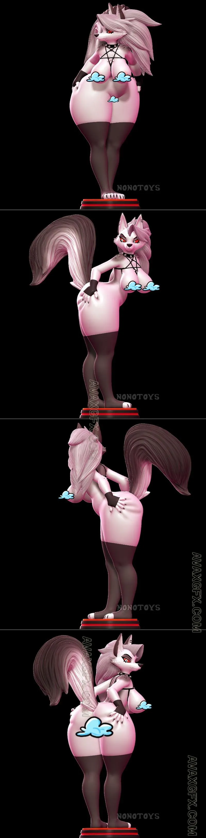 Loona Butt NSFW Version - STL 3D Model