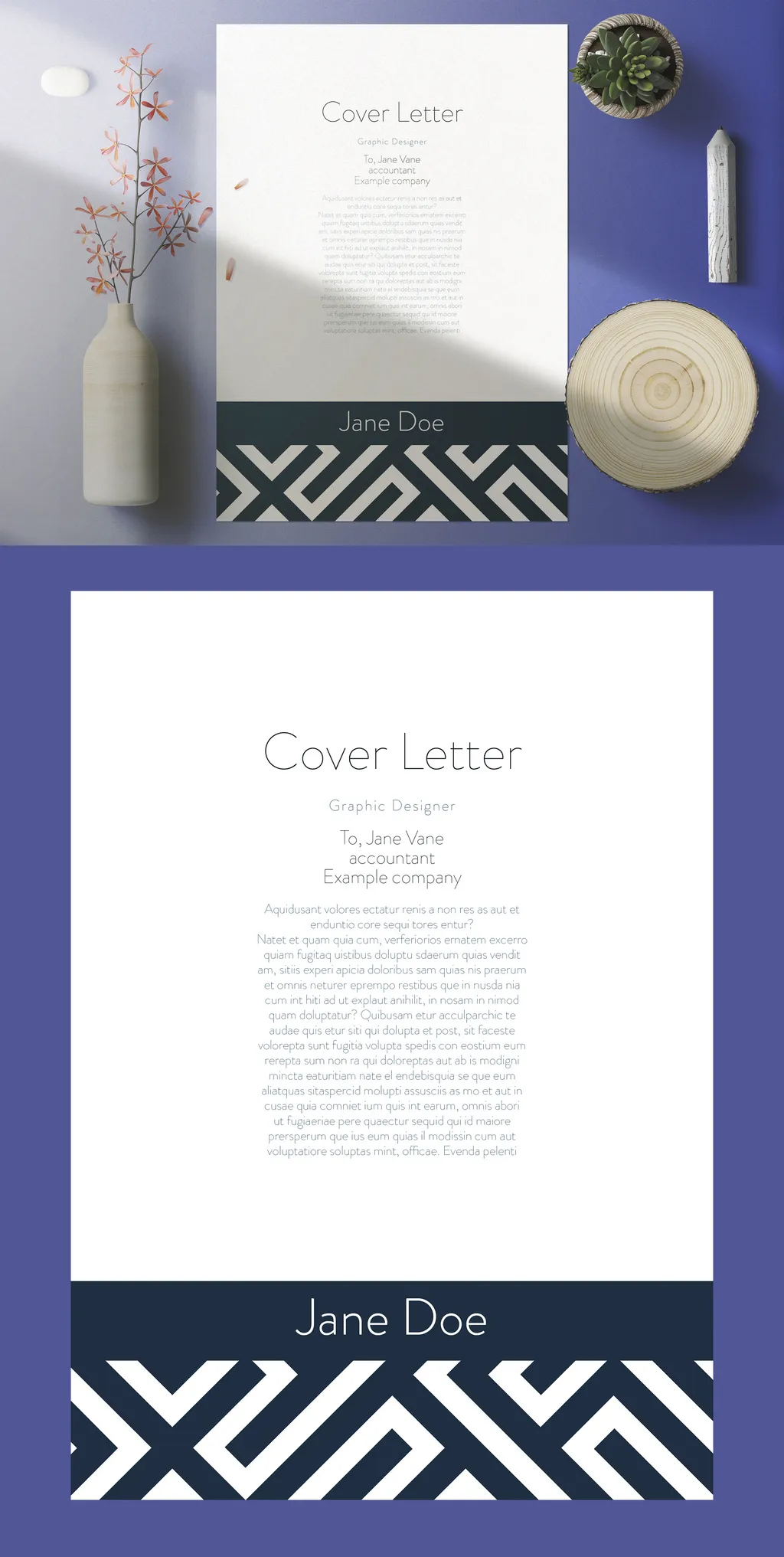 Adobestock - Business Letterhead Layout 758298946