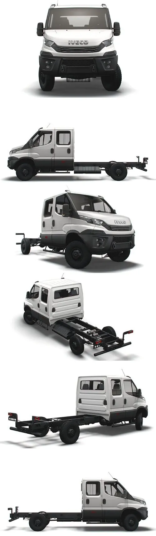 Iveco Dayli Doka 4x4 2017 Model