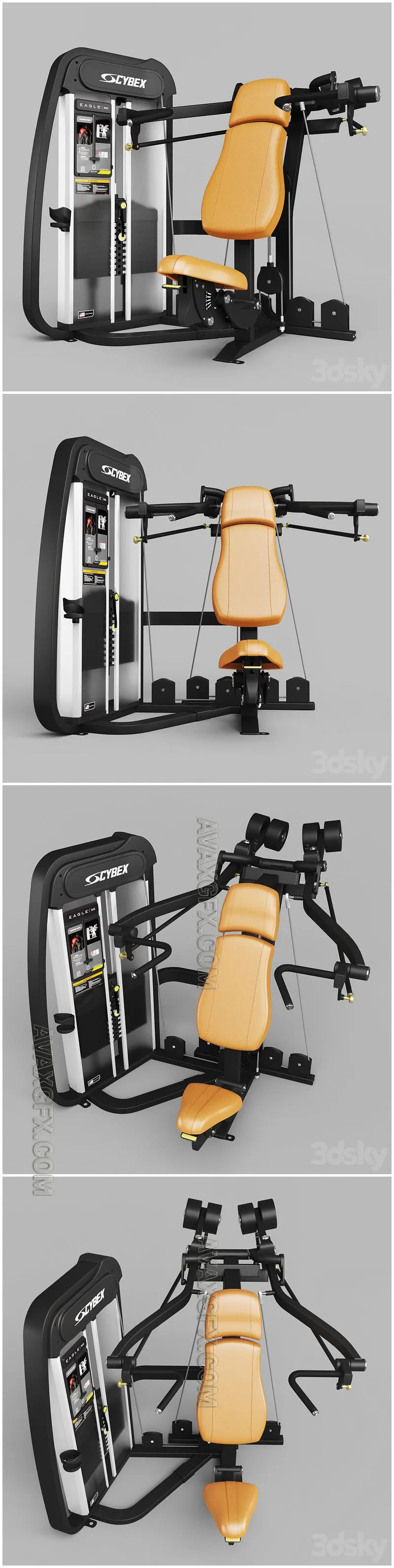 Cybex Strength Training Equipment - 3D Model