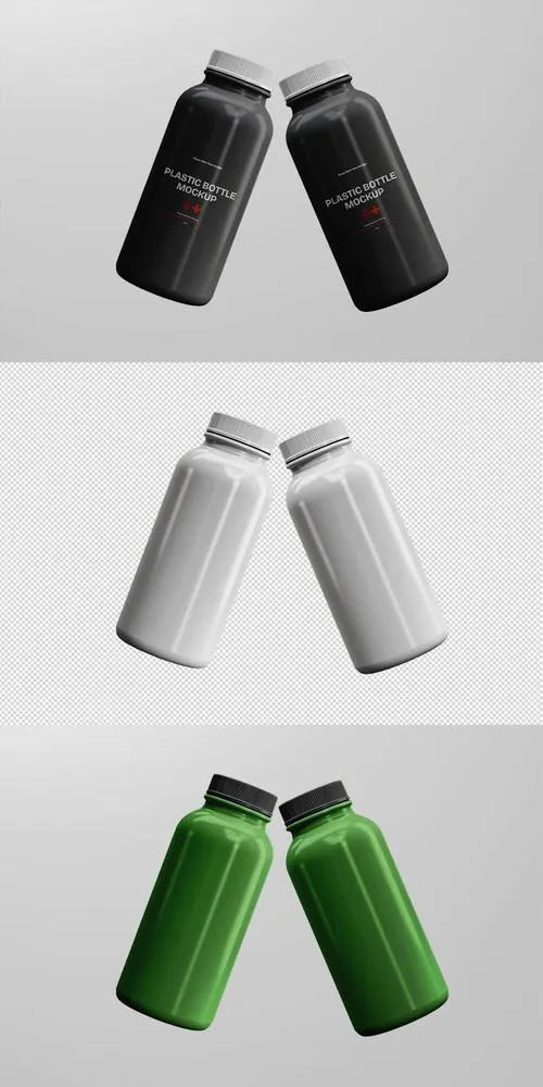 Plastic Bottle Mockup