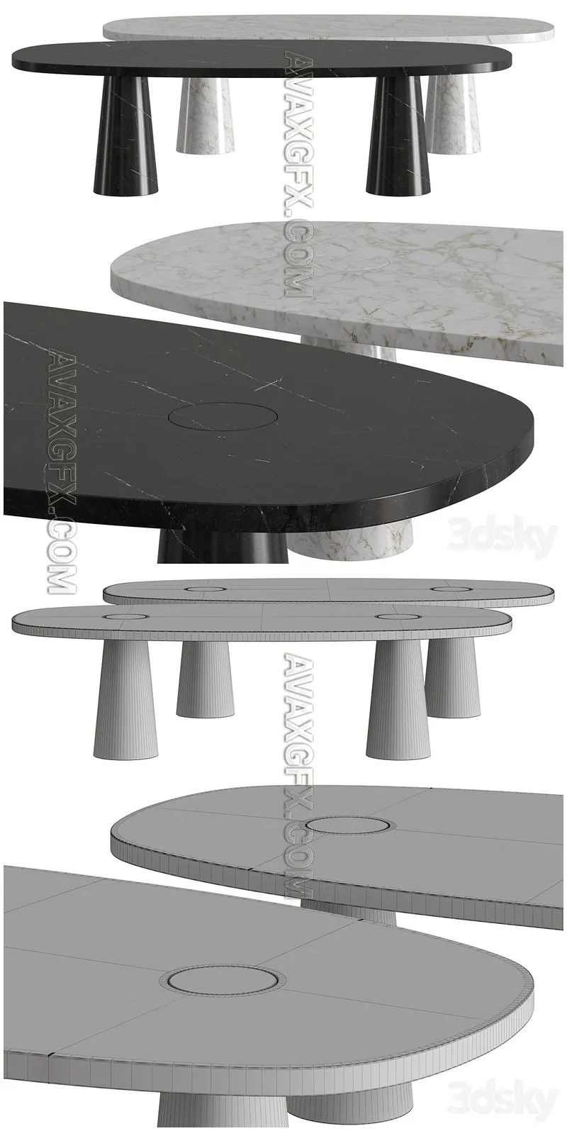 Agapecasa Eros Dining Tables - 3D Model