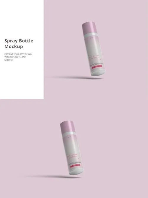 Spray Bottle Mockup