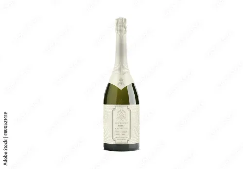 Champagne Bottle Mockup 800521419