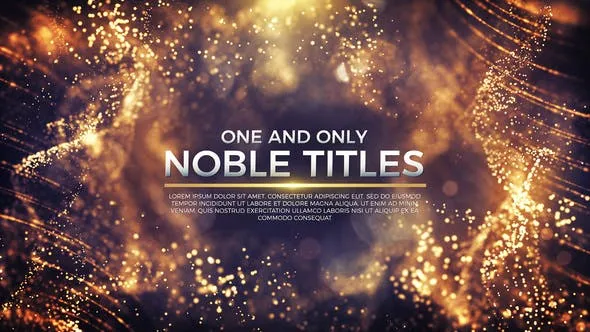 Noble Titles 23118017 Videohive