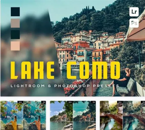 6 Lake como Lightroom and Photoshop Presets - 5KW2ZD4