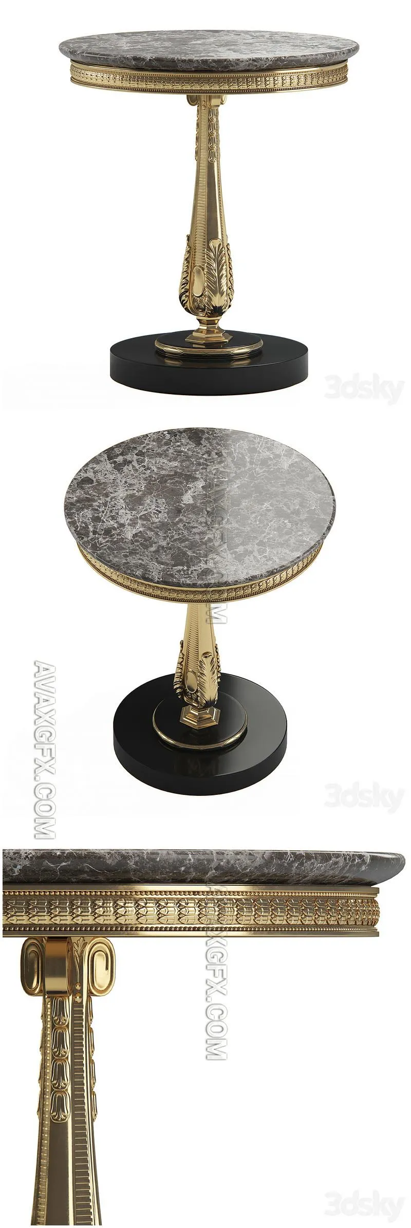 Side Table Singular Pieces by Mariner - 3D Model