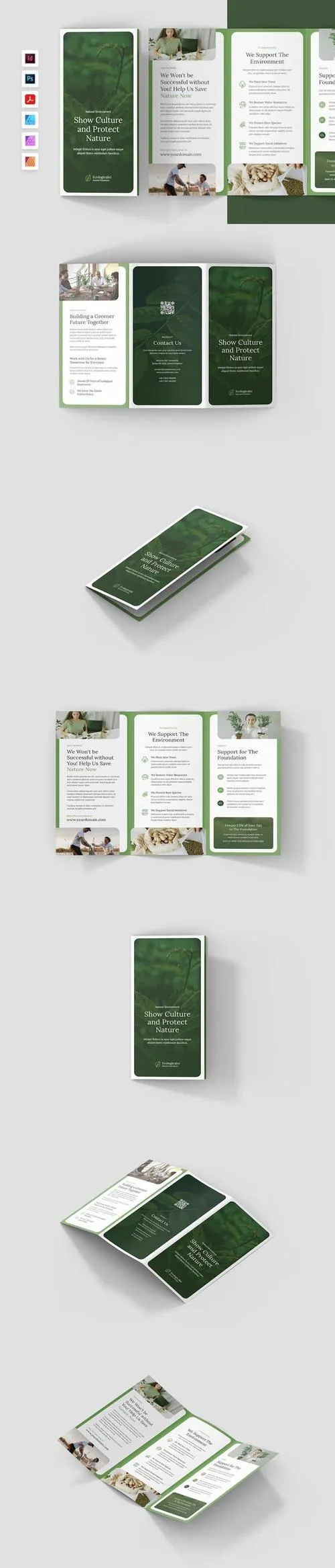 Ecology Brochure Tri-Fold Template