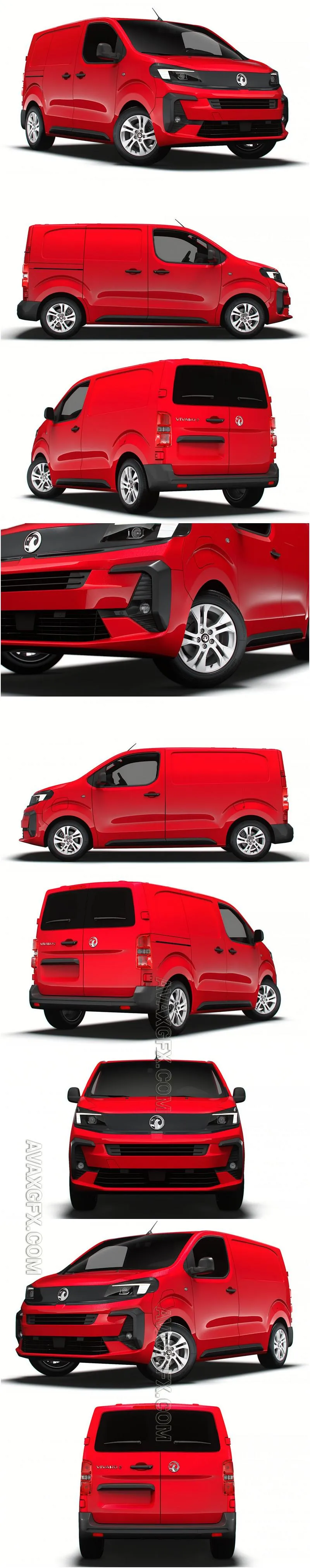 Vauxhall Vivaro Van L1 2024 - 3D Model MAX