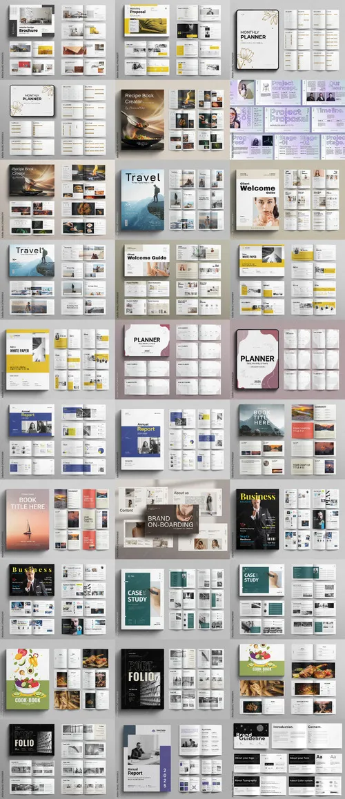 30 Indesign Templates Bundle 26