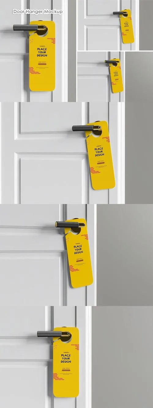 Door Hanger Mockup