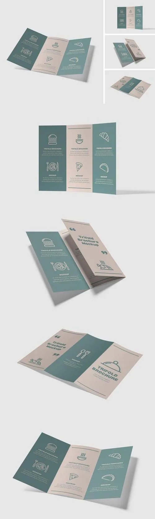 Trifold Brochure Mockup