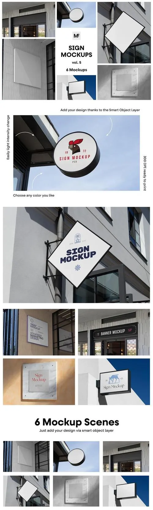 Signage Mockups vol.5 - Advertising