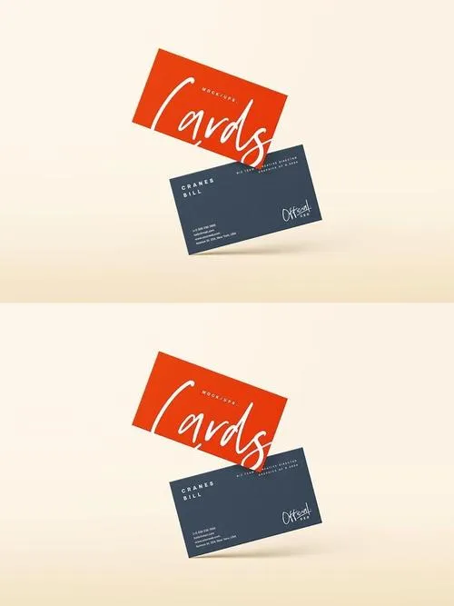 Brand Bold Business Card Mockup