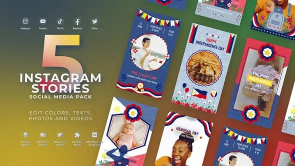 Philippine National Day Instagram Stories Filipino Independence Flag Day 52343428 Videohive