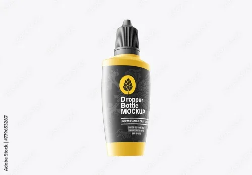 Adobestock - Plastic Dropper Bottle Mockup 779653287