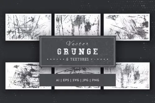 6 Natural Grunge Textures - 184279298