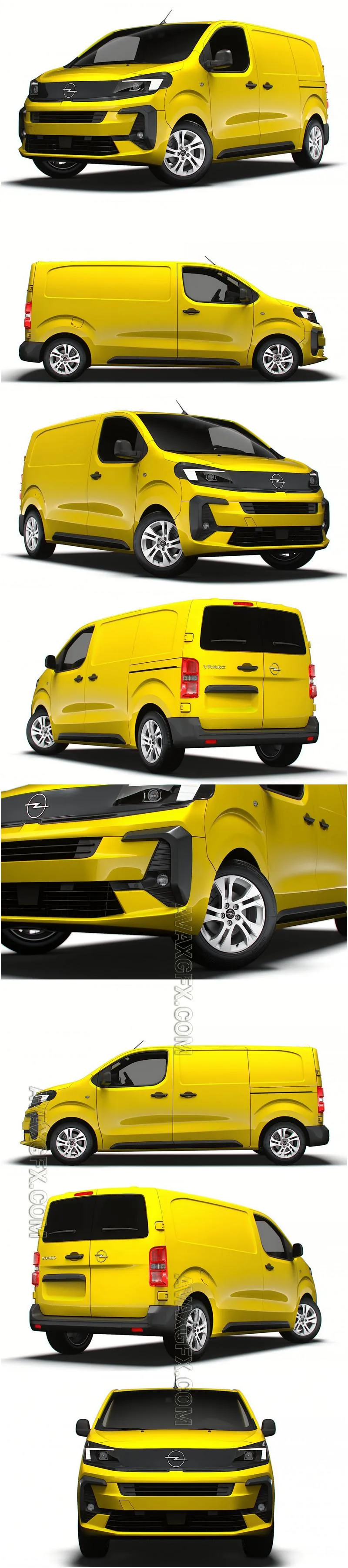 Opel Vivaro Van L2 2024 - 3D Model MAX