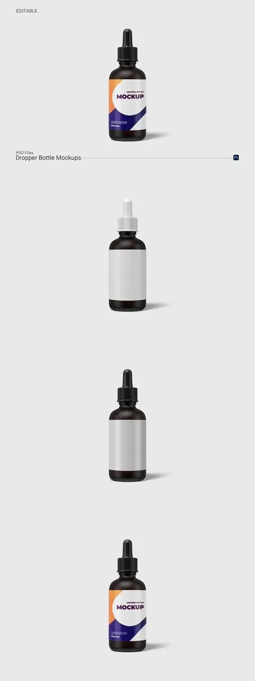 Dropper Bottle Mockup