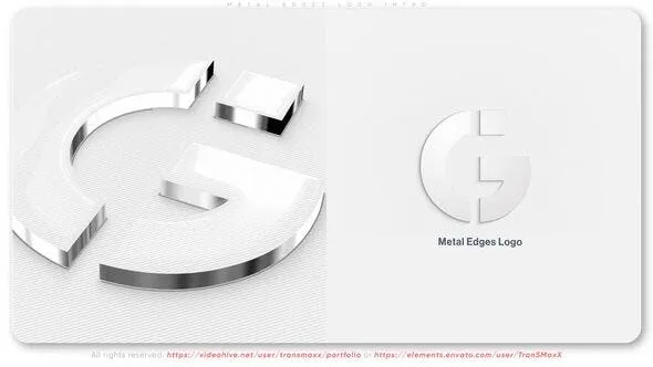 Metal Edges Logo Intro 52048974 Videohive