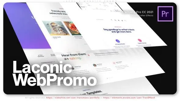 Laconic Website Promo 52216466 Videohive