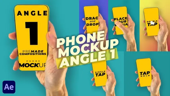 Phone Mockup Pack - Angle 1 52030983 Videohive