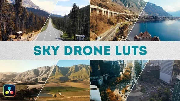 Sky Drone LUTs | DaVinci Resolve 52002409 Videohive