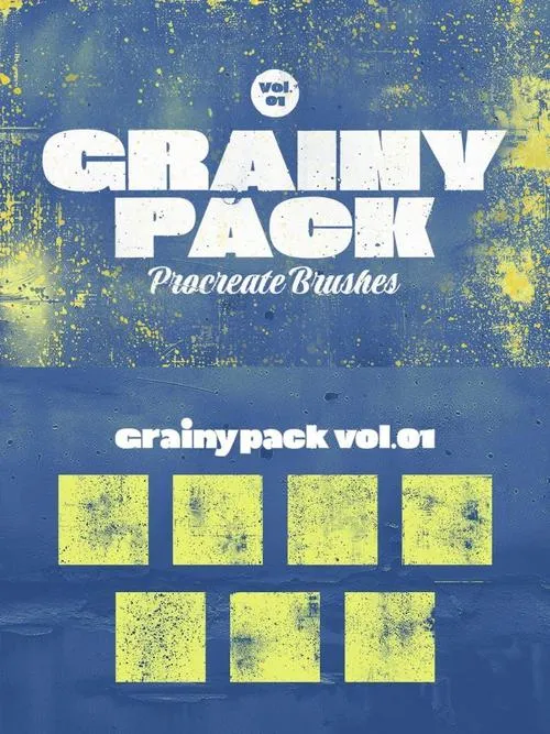 Grainypack 01|Procreate Brush