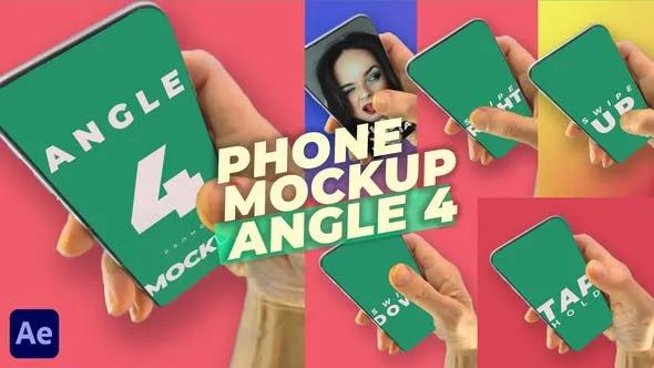 Phone Mockup Pack - Angle 4 52031591 Videohive