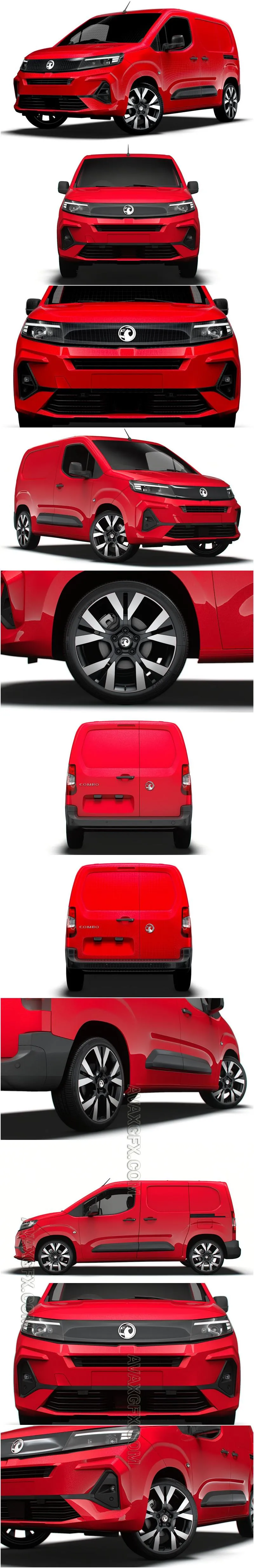 Vauxhall Combo e Van SWB 2024 - 3D Model