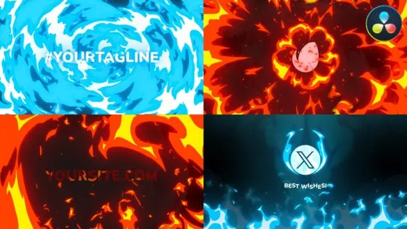 Fire Logo | DaVinci Resolve 52076903 Videohive