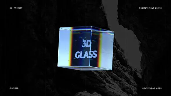3D Glass Logo 52339899 Videohive