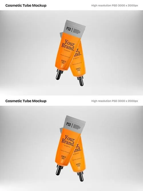 Cosmetic Tube Mockup