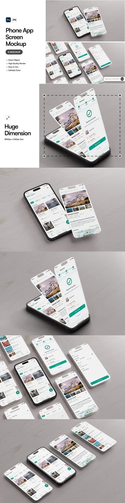 Phone App Screen Mockup