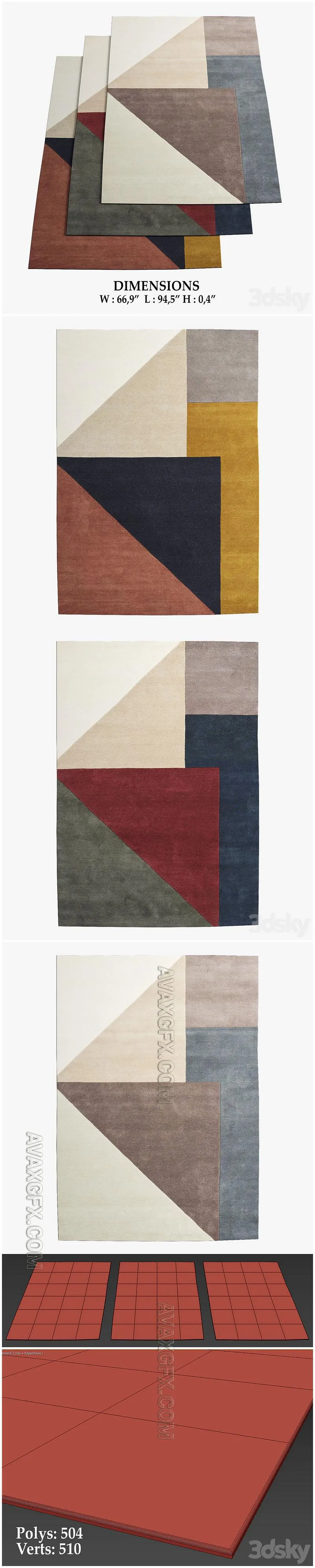 Arguto Rugs_165 - 3D Model