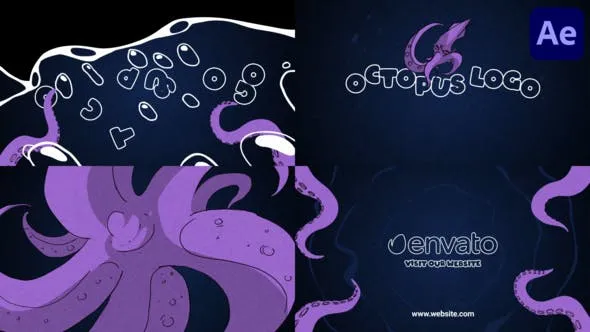 Octopus Logo | After Effects 52120885 Videohive