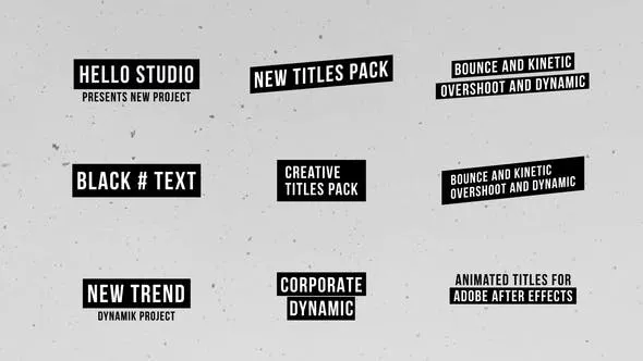 Box Titles | After Effects 51987555 Videohive