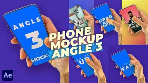 Phone Mockup Pack - Angle 3 52031561 Videohive