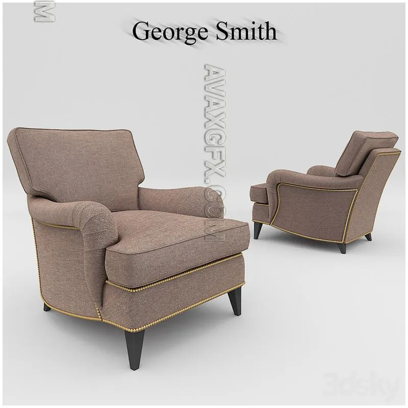 Armchair George Smith - 3D Model