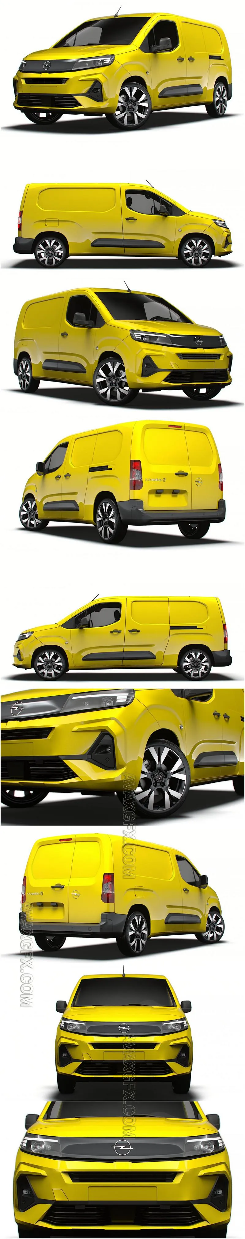 Opel Combo e Van LWB 2024 - 3D Model