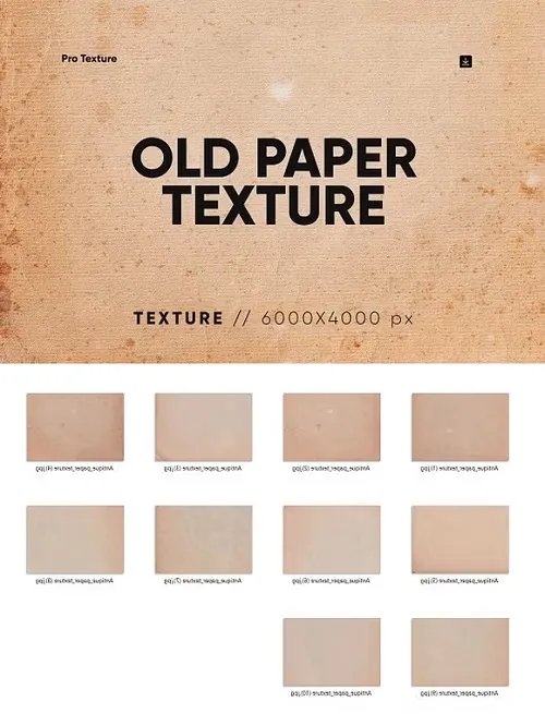 10 Old Paper Texture HQ - 95132482