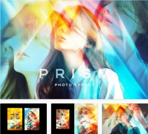 Refracted Prism Photo Effect - 190280485