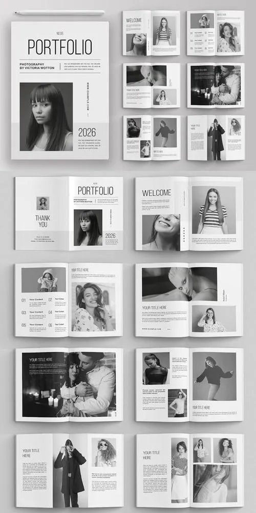 Portfolio Magazine Layout