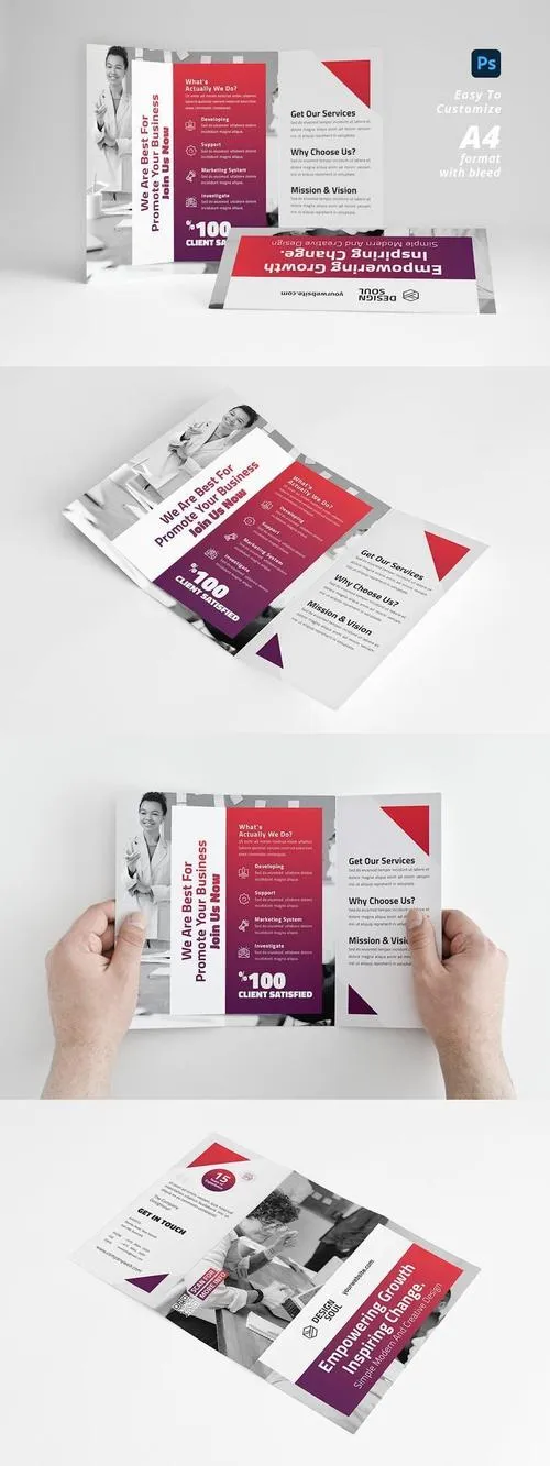 Business Trifold Brochure 39FAW8Q