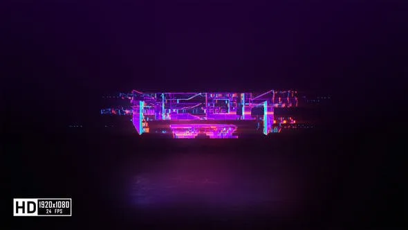 Glitch Neon Logo Reveal 51863297 Videohive