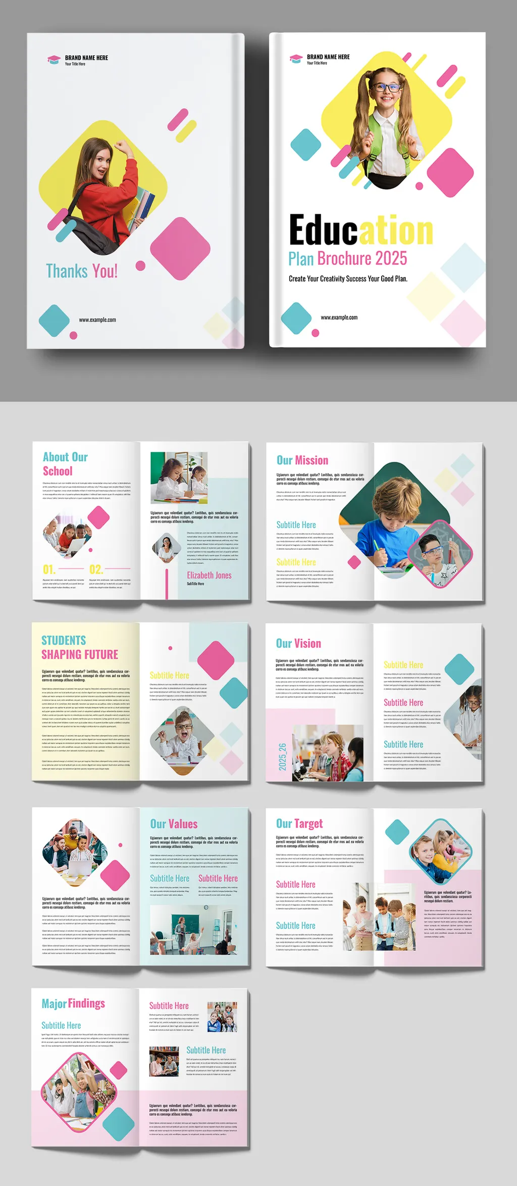 Adobestock - Education Plan Brochure Layout 759672213