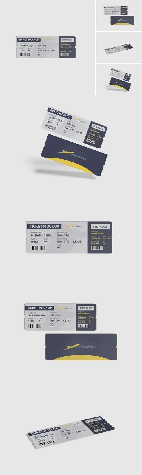 Ticket Mockup