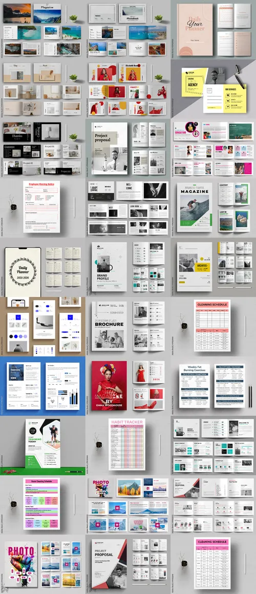 30 Indesign Templates Bundle 17