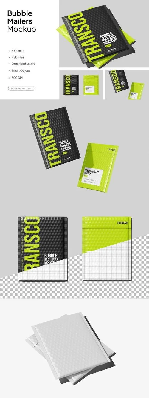 Bubble Mailer Mockup